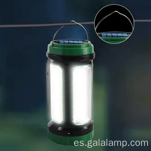 Luz de campamento solar compacta con tecnología LED COB